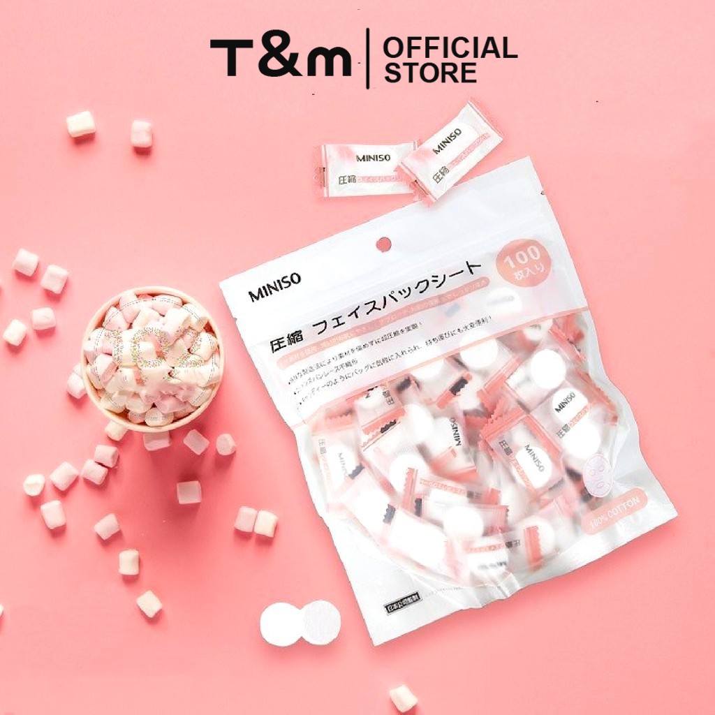 Mặt Nạ Giấy Nén 💕𝑭𝒓𝒆𝒆𝒔𝒉𝒊𝒑💕 Mặt Nạ Miniso - Mask Giấy Nhật Bản