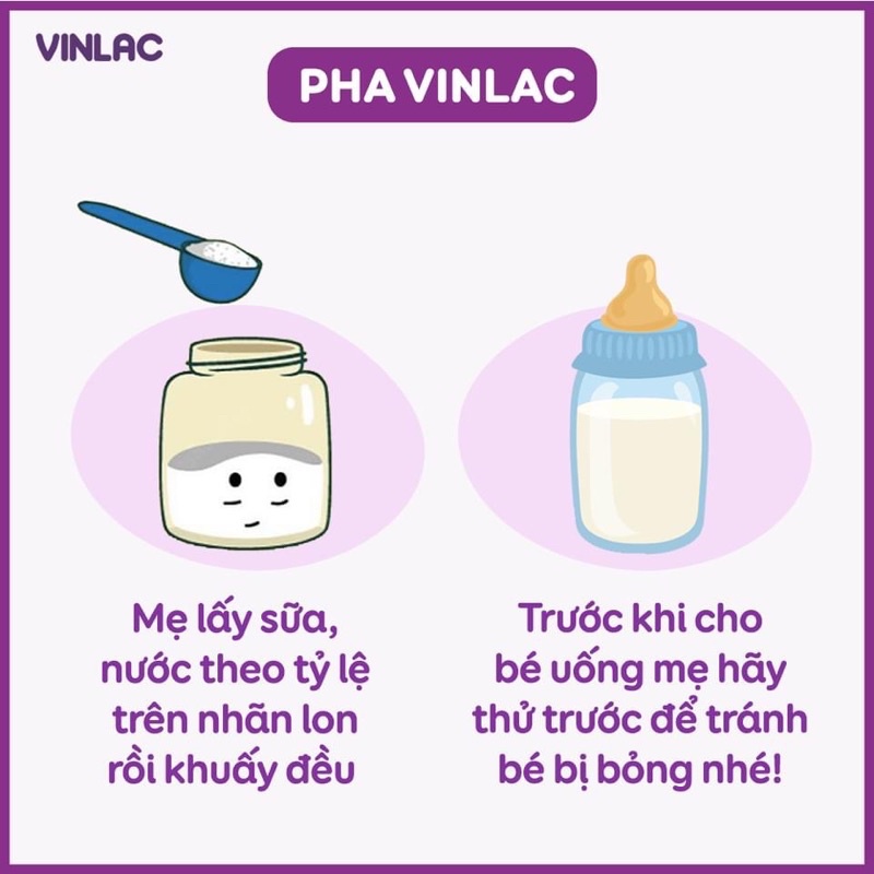 [Tặng kèm quà] Sữa VINLAC BABY, SỐ 1, 2 hộp 900g (DATE 10/2023)