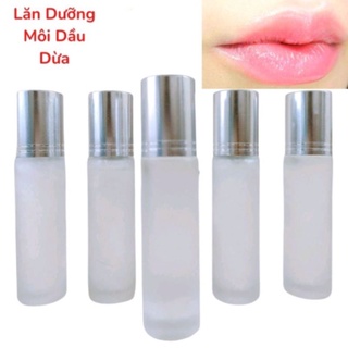 Lăn dưỡng môi dầu dừa. tinh dầu dừa nguyên chất. nấu tự nhiên. 10ml