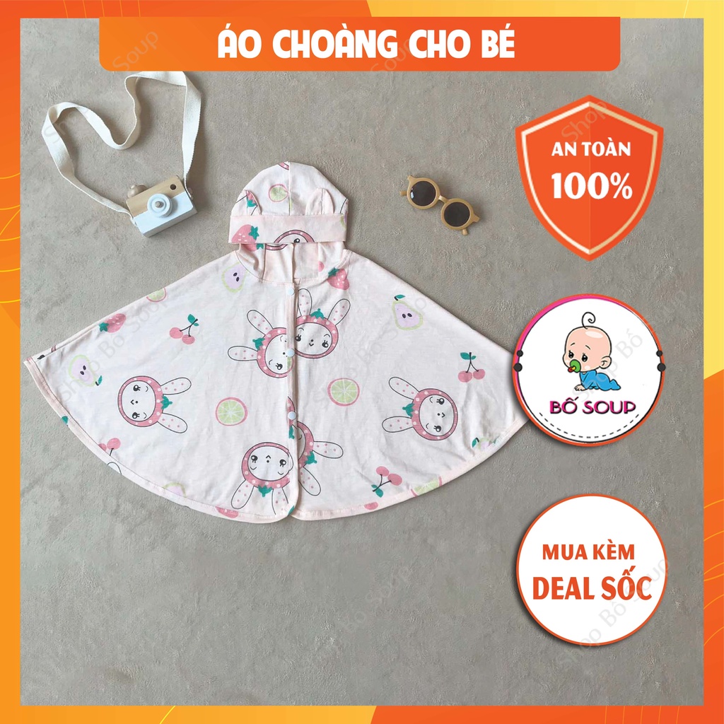 Áo choàng chống nắng cho bé Shop Bố Soup