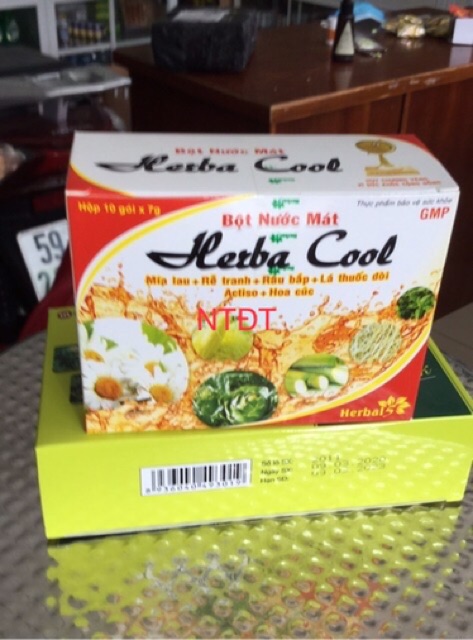 Herbacool bột nước mát rễ tranh, râu bắp, mía lau.... | BigBuy360 - bigbuy360.vn