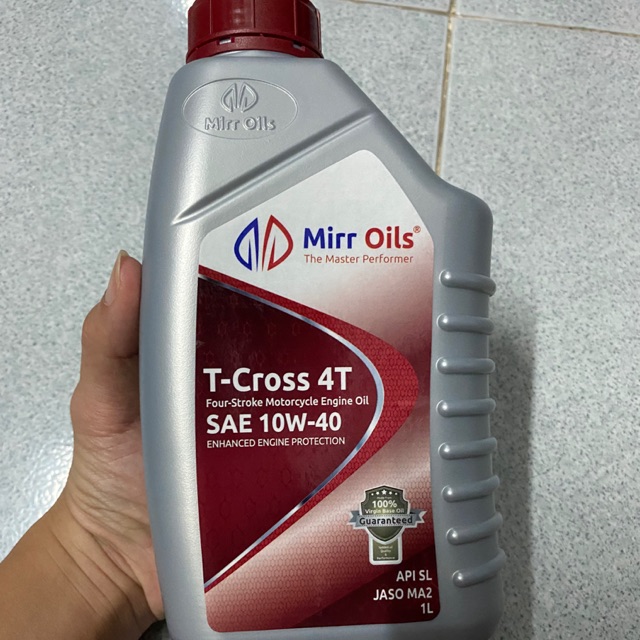 Mirr Oils T-Cross 4T SAE 10W-40 Dầu Nhớt tổng hợp cao cấp nhập khẩu UAE lần đầu có mặt tại Việt Nam