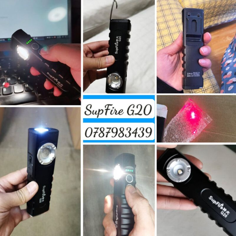 Đèn Pin SupFire G20 Có Laser Hỗ Trợ Sạc USB Đa Năng