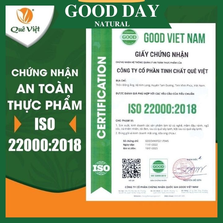 Trà hoa CÚC gạo lứt Quê Việt  thanh nhiệt , 1 hộp 600 gram gồm 20 túi lọc , mỗi túi 30gram