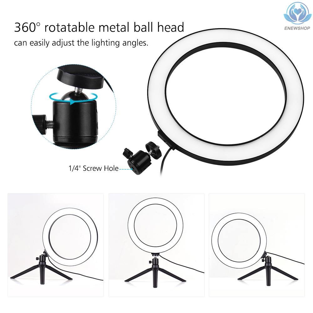 Vòng Đèn Led 10 Inch 3200k-5500k 3 Chế Độ Sáng Và 10 Cấp Độ Sáng Điều Khiển Từ Xa Kèm Giá Đỡ Điện Thoại Cho Chụp Ảnh | BigBuy360 - bigbuy360.vn