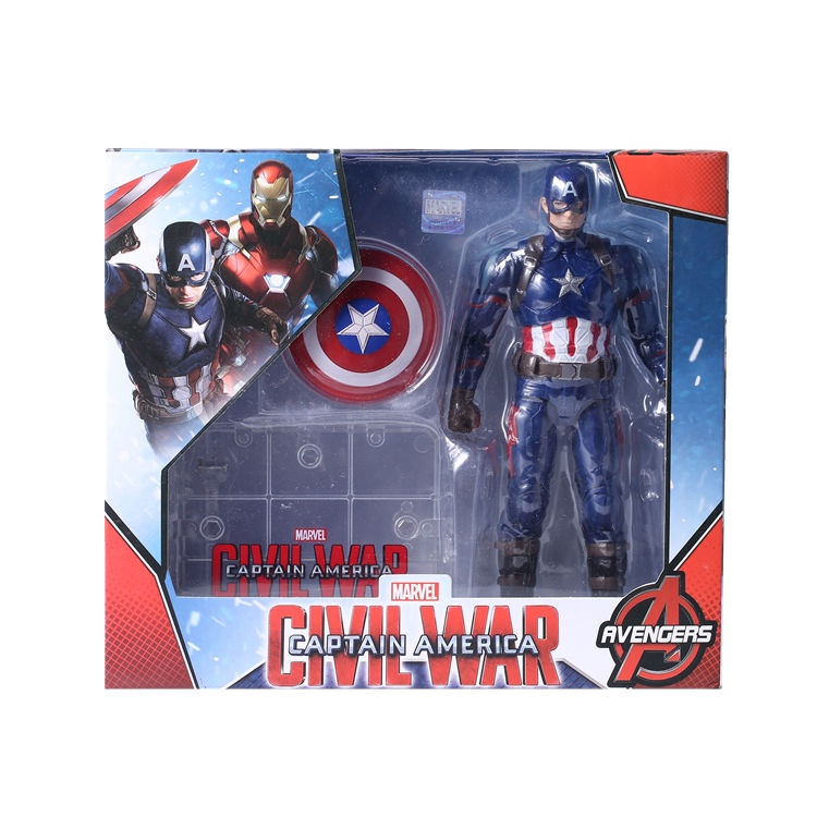 ☂∈SHF Iron Man Toy Hulk Búp bê siêu hành động MK50 Bàn tay dạ quang MK85 Mô hình người nhện