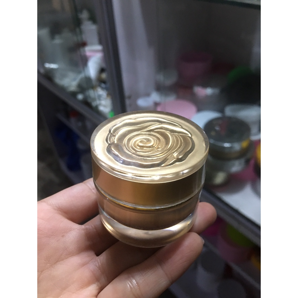 HŨ CHIẾT KEM NẮP HOA HỒNG 5GR/10GR