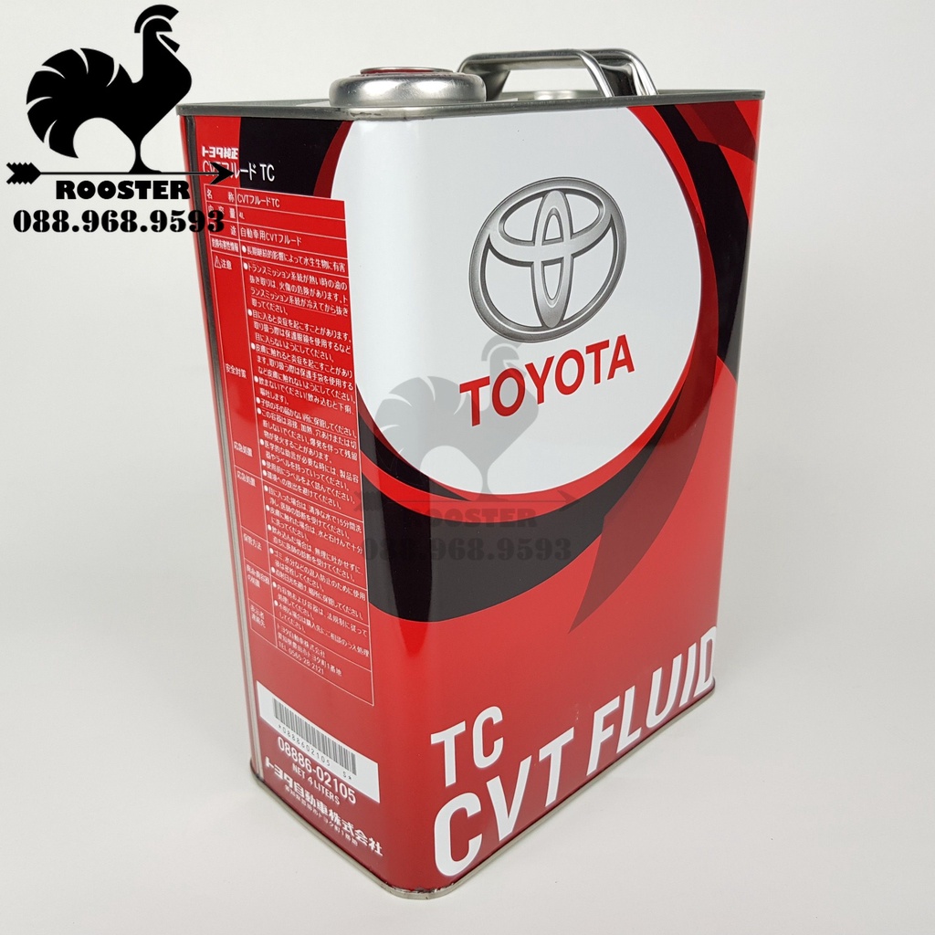 Dầu nhớt hộp số tự động vô cấp(CVT) xe Toyota Vios, Corolla Altis. CVT TC, TC CVT FLUID (Mã: 0888602105)