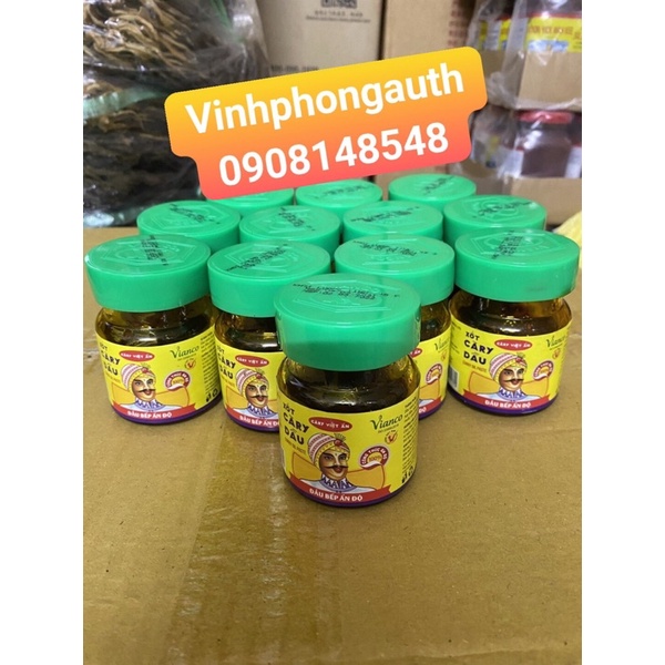 Hũ Xốt cà ri dầu Vianco , nhãn Đầu bếp Ấn Độ - Cà ry Việt Ấn 50g