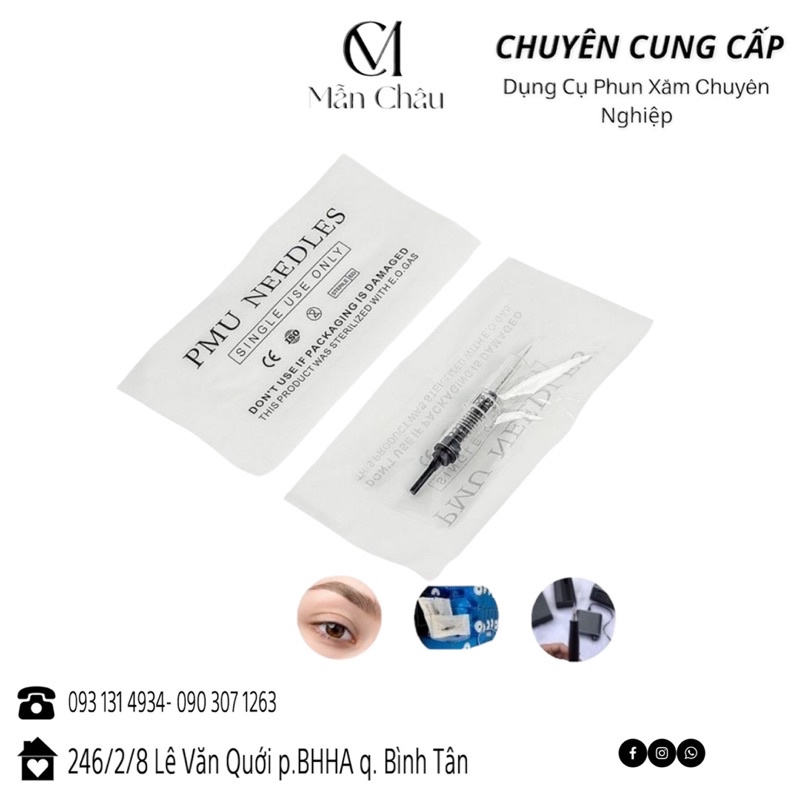 Kim dùng cho máy Black Pearl 3 kim máy KTS lò xo máy pen máy kỹ thuật số