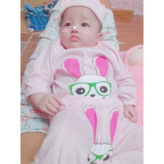 [Set 5 bộ] Đồ Mặc Nhà "Dài thỏ" Carrter cho bé 3 - 14kg