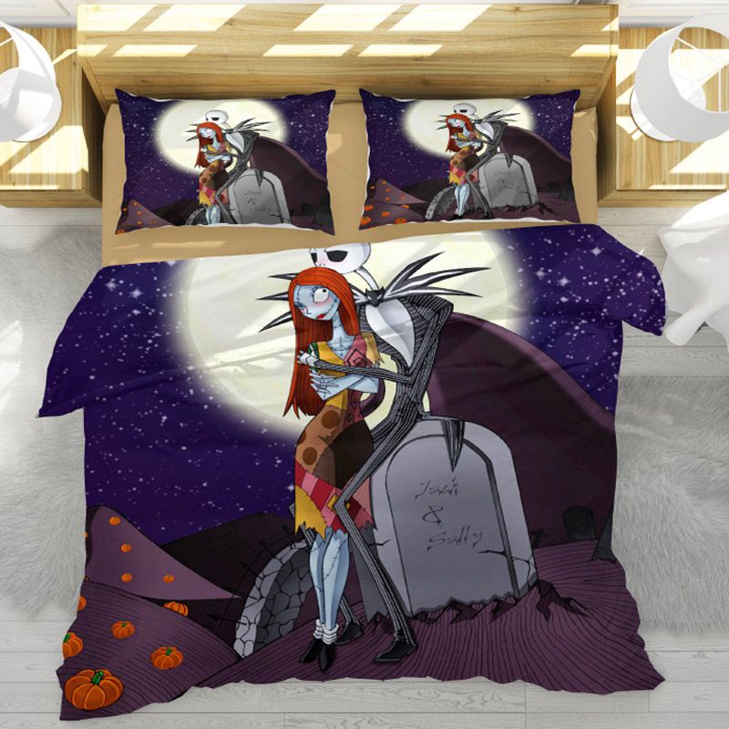 Bộ Chăn Ga Và Vỏ Gối 3 Sản Phẩm Họa Tiết Giáng Sinh Ốp