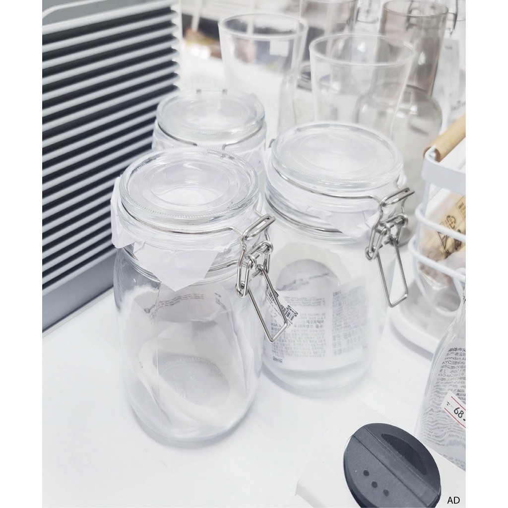Lọ Thủy Tinh Có Nắp IKEA Chính Hãng - KORKEN
