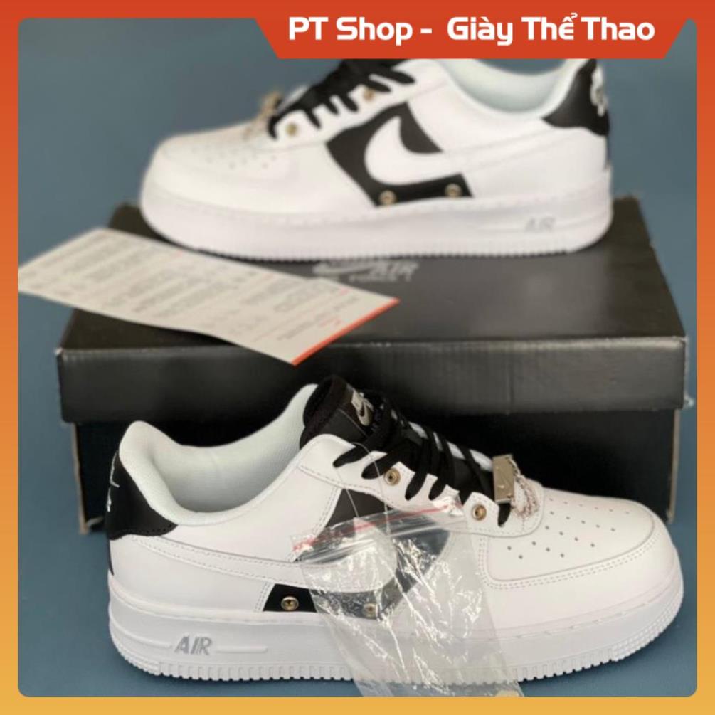 [Hàng Tốt + FreeShip] Giày AF1 đen trắng stick Xịn sò full box, Giầy sneaker air đen trắng mới đủ phụ kiện