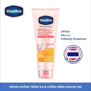 DƯỠNG TRẮNG DA VASELINE 5IN1 CHỐNG NẮNG SPF50 320ML