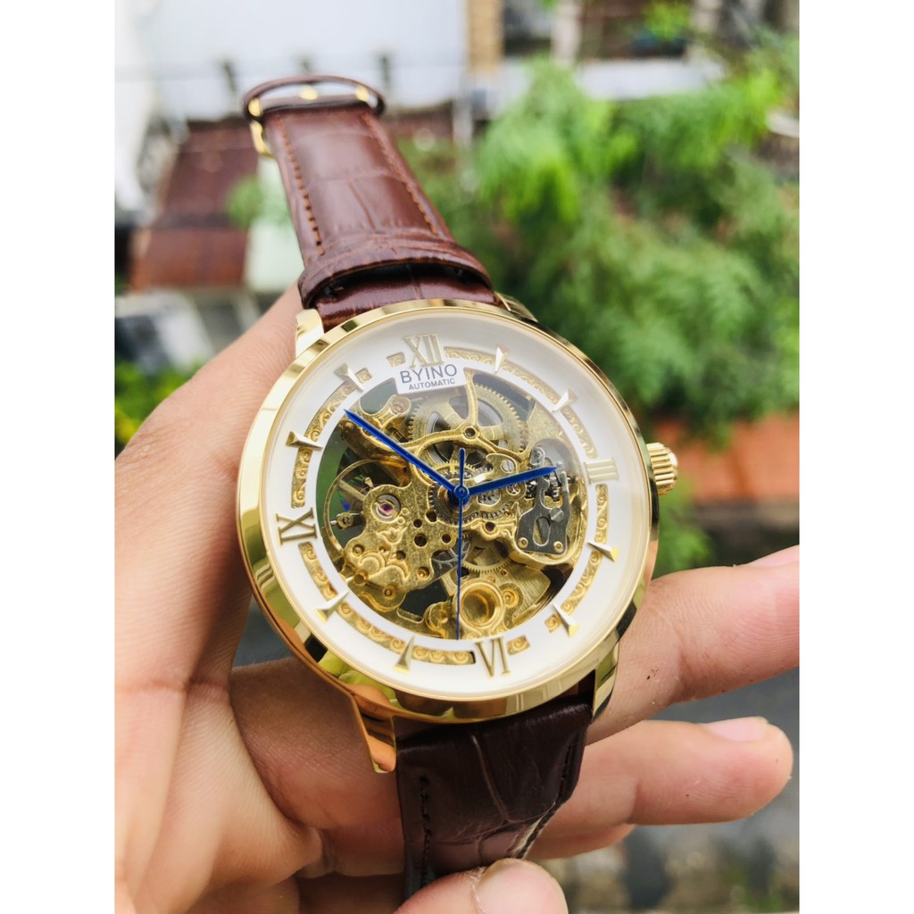 ĐỒNG HỒ BYINO CƠ LỘ MÁY NAM AUTOMATIC KIỂU DÁNG SANG TRỌNG , HOT TREND | BigBuy360 - bigbuy360.vn
