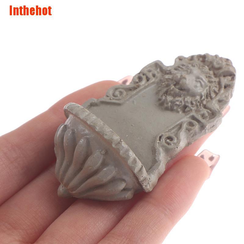 Mô Hình Đầu Sư Tử Mini Tỉ Lệ 1: 12 Trang Trí Sân Vườn