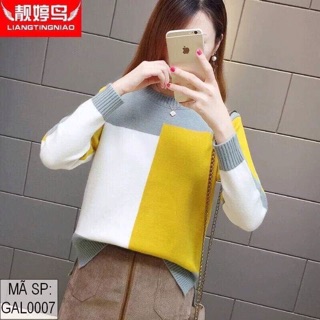 Bán sỉ áo len phối màu độc lạ