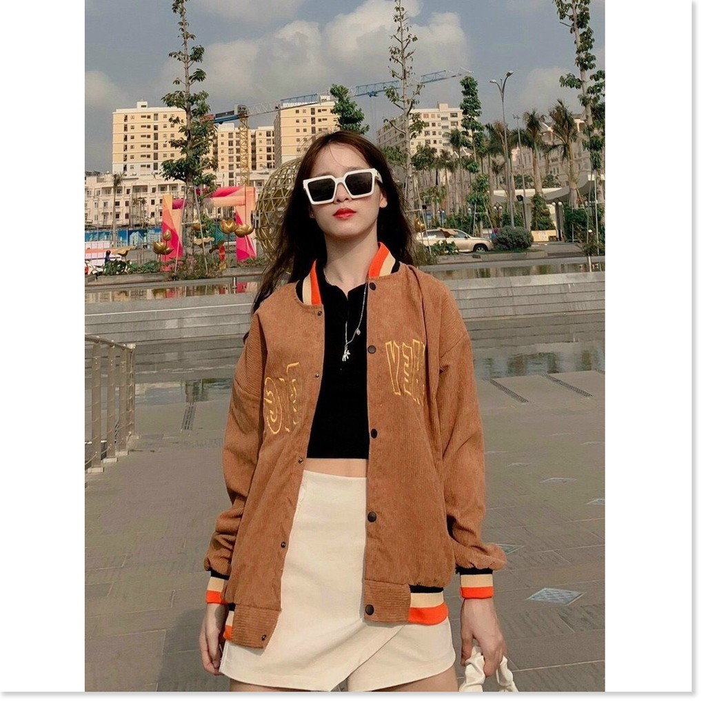 ÁO KHOÁC NỮ BOMBER UNISEX NHIỀU MÀU SẮC XINH XẮN LANA FASHION