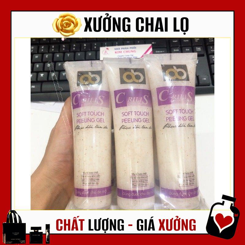 Kem Dưỡng Da ❤ Kem tẩy kỳ tế bào da chết Crilis hạt mơ 100g, nguyên liệu, công thức làm kem trộn trắng da body