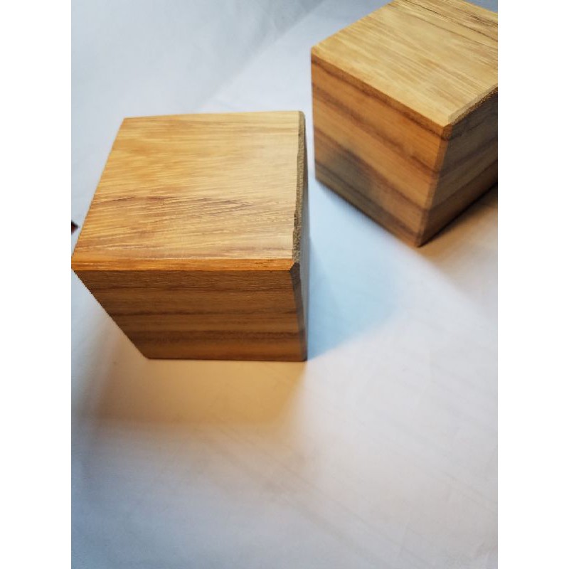 cube 9 cm/ khối gỗ lập phương cube  7 8 cm