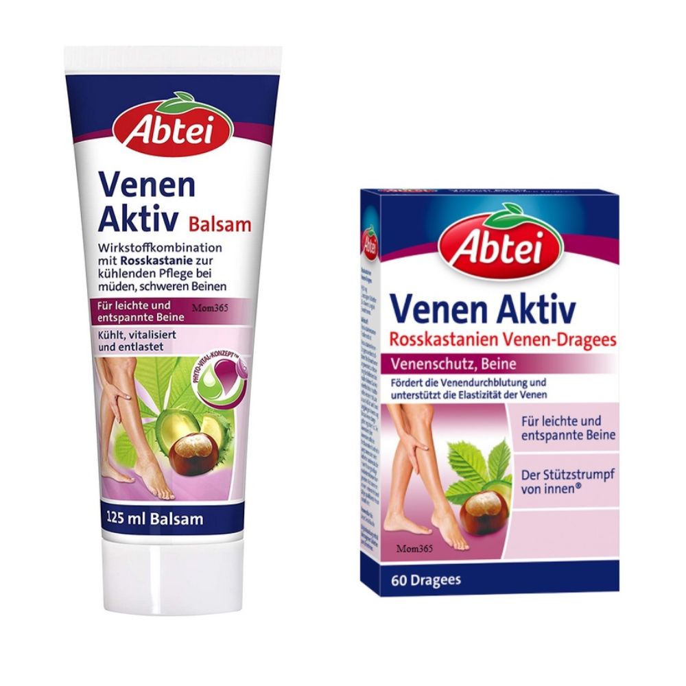 Kem bôi giãn tĩnh mạch Abtei Venen Aktiv 125ml Nhập khẩu Đức - Shop Lavenic