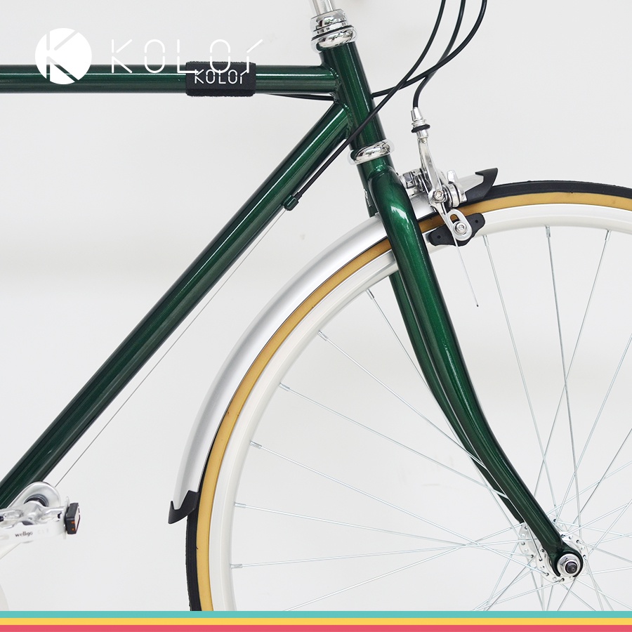 FENDER 1 Bộ Dè Chắn Bùn Trước Và Sau Xe Đạp Màu Bạc 700C 23C 25C