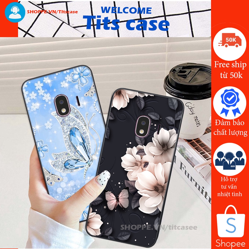 Ốp lưng Samsung Galaxy J2 PRO / J2 CORE / J4 2018 in hình thiên nga,hoa may mắn, đặc sắc ĐỘC - LẠ - BỀN