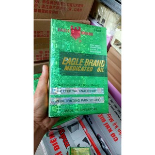 LỐC DẦU XANH CON Ó NHẬP KHẨU TỪ MỸ 12 chai 24ml