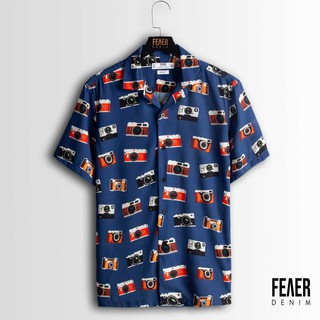 Áo sơ mi nam FEAER DENIM chất vải nhẹ thoáng khí vải lụa CAMERA MAN