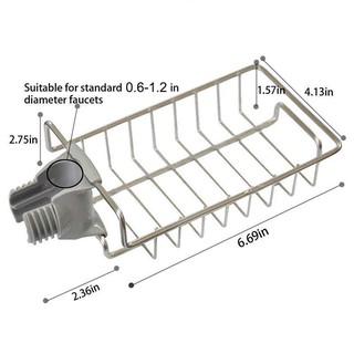 Kệ để đồ rửa chén inox cạnh vòi nước