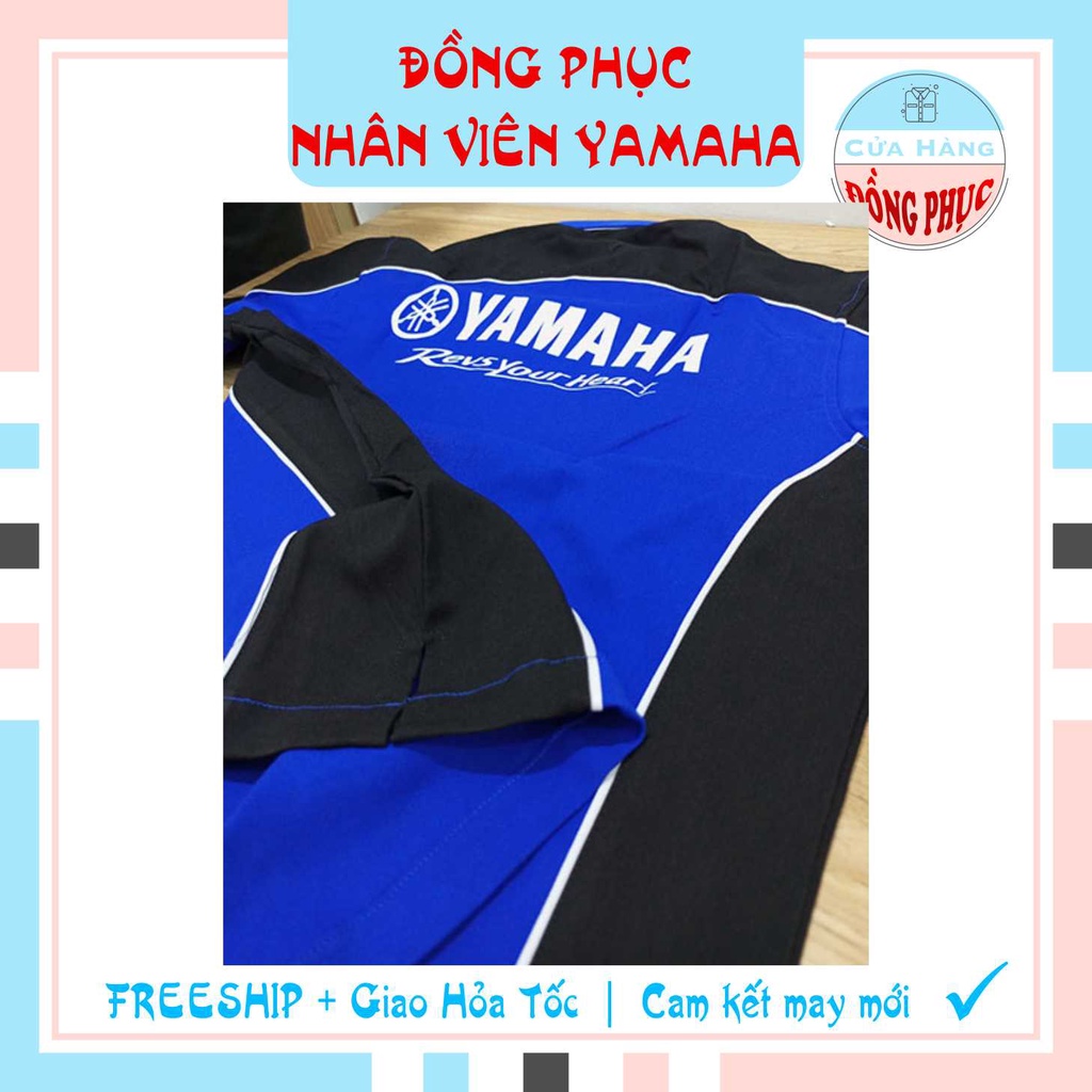 ĐỒNG PHỤC NHÂN VIÊN BÁN HÀNG YAMAHA NAM MỚI, ÁO SƠ MI BÁN HÀNG NAM YAMAHA, MẪU ĐÚNG CHUẨN YAMAHA!!