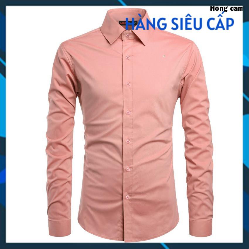 Áo sơ mi nam trơn không nhăn 4U-523 [Hàng Cao Cấp]