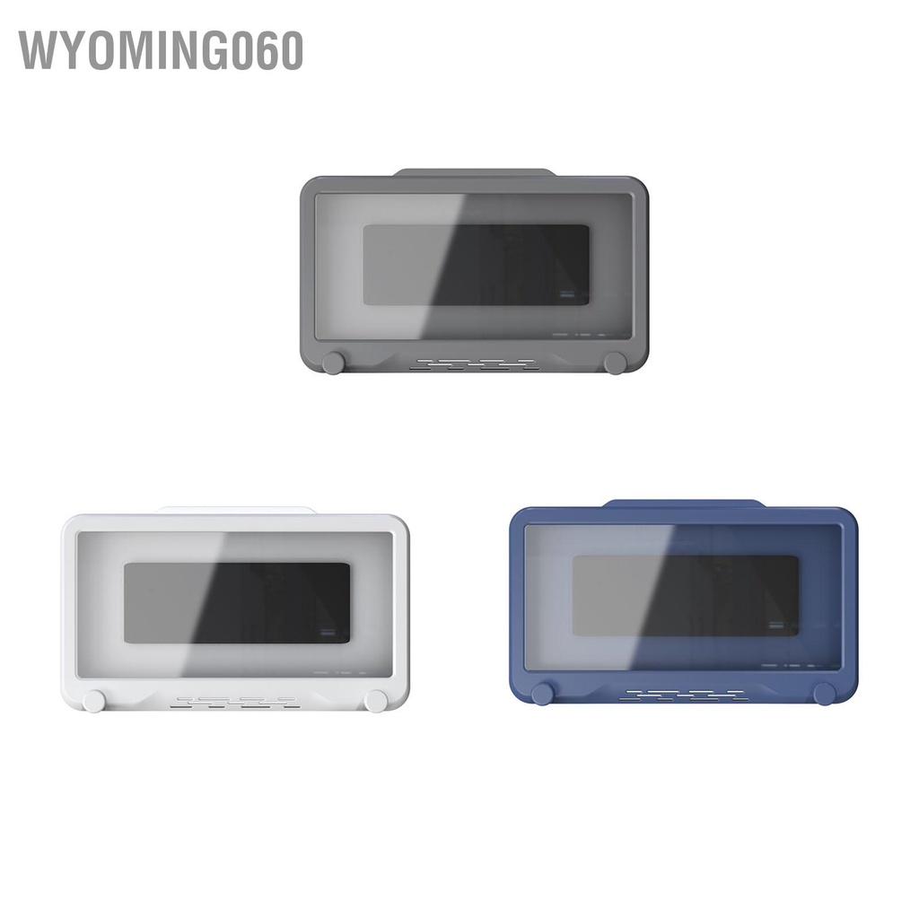 Wyoming060 Điện thoại di động không thấm nước Vỏ đựng điện tắm Giá đỡ Treo tường Miễn phí Đấm màn hình cảm ứng xoay 360 độ cho nhà bếp trong phòng