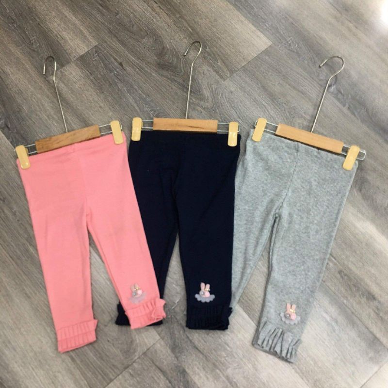 Quần legging mẫu thỏ siêu đẹp siêu xinh dành cho bé gái 1 tuổi đến 5 tuổi, chất đẹp