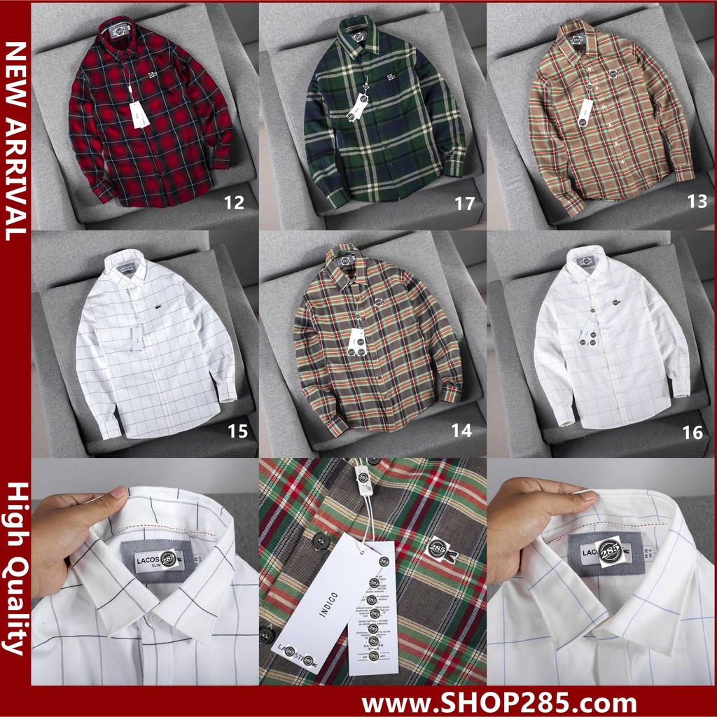 ❤️OK KO ĐẸP THÌ THÔI LUÔN ❤️ SMLC1 - Sơmi nam tay dài Caro - Áo sơmi nam SLimFit - 6 màu mặc TếT cực đẹp !