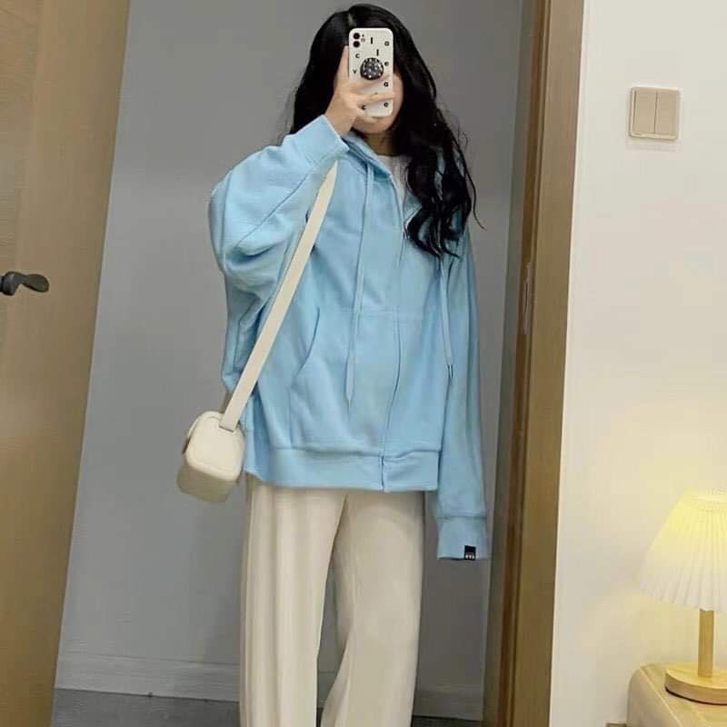 Bộ nỉ áo khoác quần be HS6