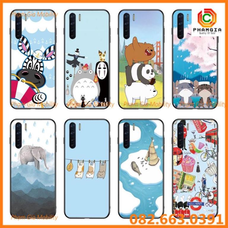 Ốp lưng in hình dễ thương dẻo cho OPPO A91/F15/ OPPO A31 (2020)/A8/ Reno 3 pro 5G/Realme X50