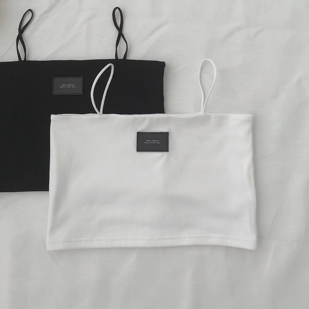 Áo 2 Dây Croptop JEM CLOSET Ôm Body Chất Borip Mềm Mịn Lên Form Siêu Sexy SMILI 10319