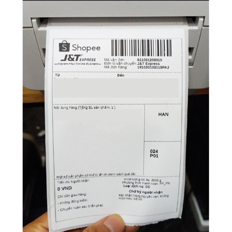 Tệp 500 tem dán 100x150mm, decal 100x150, tem đơn hàng A6 A7
