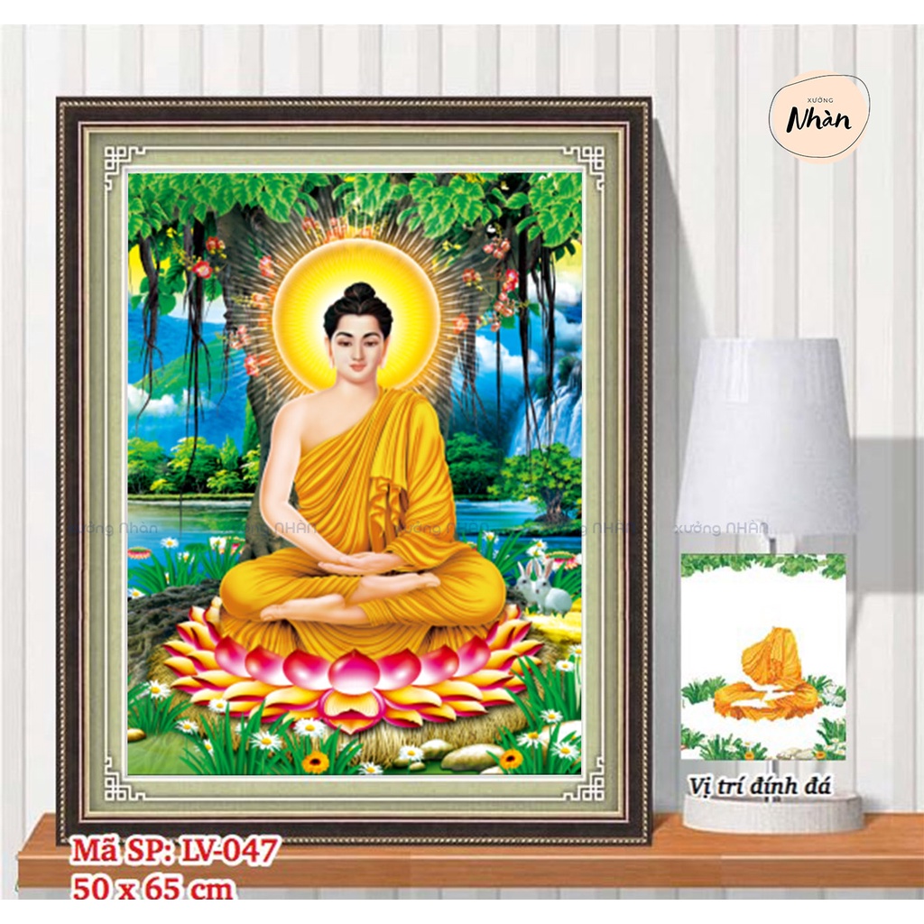 Tranh đính đá chủ đề PHẬT TỔ NHƯ LAI | ĐỨC PHẬT THÍCH CA MÂU NI
