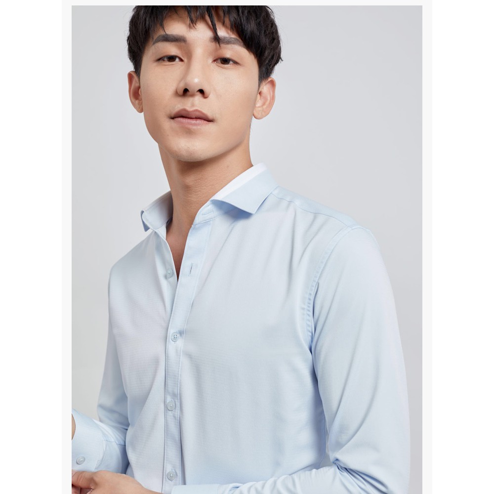 [Mã FAMALLT5 giảm 15% đơn 150K] Áo sơ mi nam Biman by Biluxury 3SMDT10067T00 (xanh sáng pha phối) và trắng 4SMCH007TRT | BigBuy360 - bigbuy360.vn