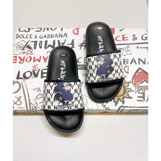 Dép lê nam nữ ny mickey, dép lê quai ngang, dép lê cho bé , đế cao su quai mềm , trống trơn trượt, dành cho bé 4>15t kg1