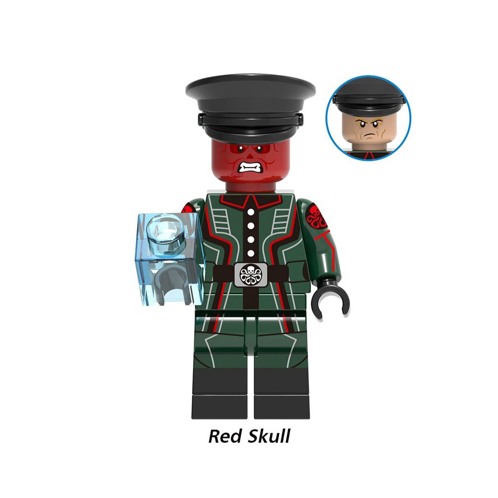 Đồ chơi lắp ráp nhân vật minifigures Red Skull X1368