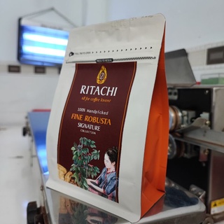 Cà phê đặc sản fine robusta anaerobic natural cqi 84.5, hương vị trái cây, pha phin, máy và ủ lạnh 250g | ritachi coffee