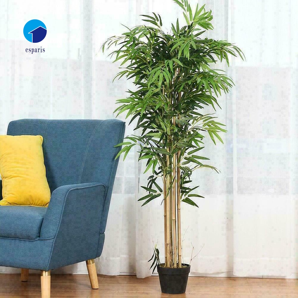 Còn Hàng| Bộ 12 Cây Tre Giả Bằng Nhựa Thân Thiện Với Môi Trường Trang Trí Bàn
