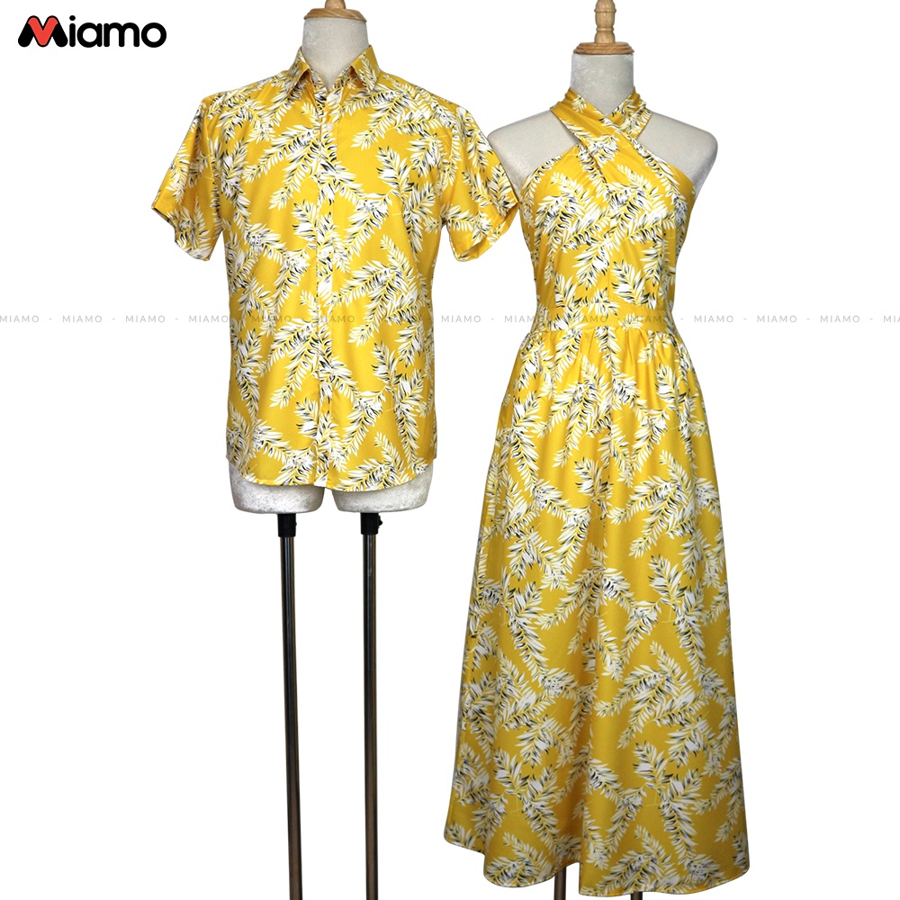 [Freeship] Set đồ đôi nam nữ đi biển thời trang cao cấp Miamo TN080 (Kèm ảnh thật)
