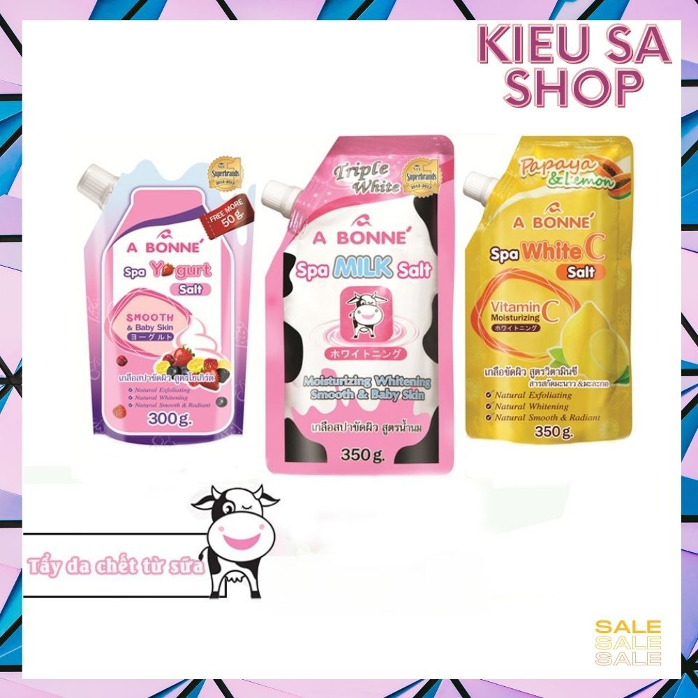 Muối Tẩy Da Chết Spa A Bonne' Thái Lan 350g