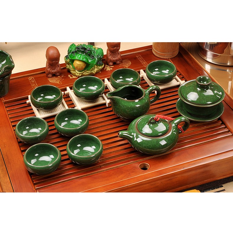 【Hàng có sẵn】Bàn trà điện thông minh đầy đủ Khay bàn, ấm chén, bếp pha trà thông minh inox 304 bản 2020 mã 02503