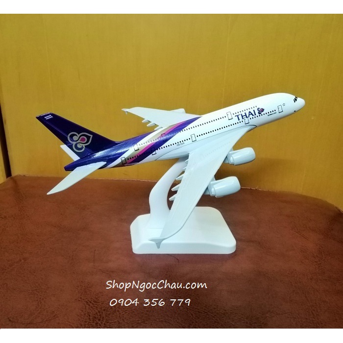 Mô hình máy bay tĩnh của các hãng hàng không Quốc Tế Airbus A380 20cm